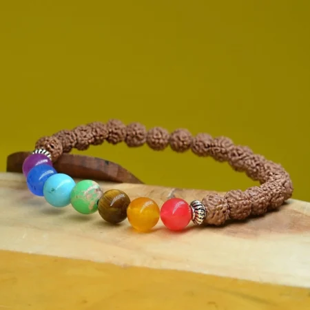 7 CHAKRA RUDRAKSHA BRACELET