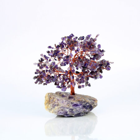 Amethyst Tree With Amethyst Cluster Tree Base