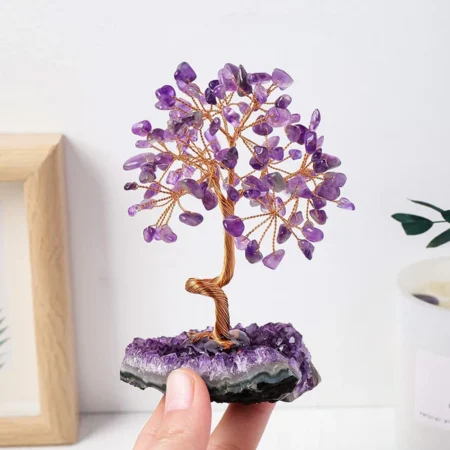 Amethyst With Cluster Tree