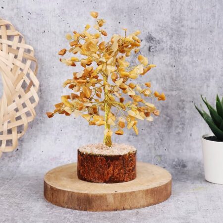 Small Golden Quartz Crystal Tree
